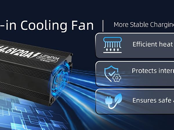 Built-in Cooling Fan