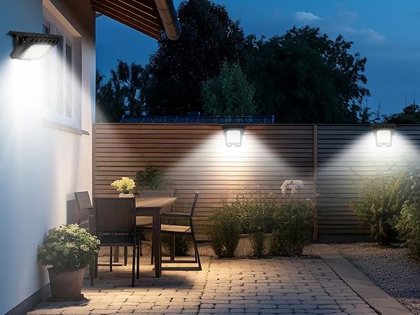 solar lights for chain link fence