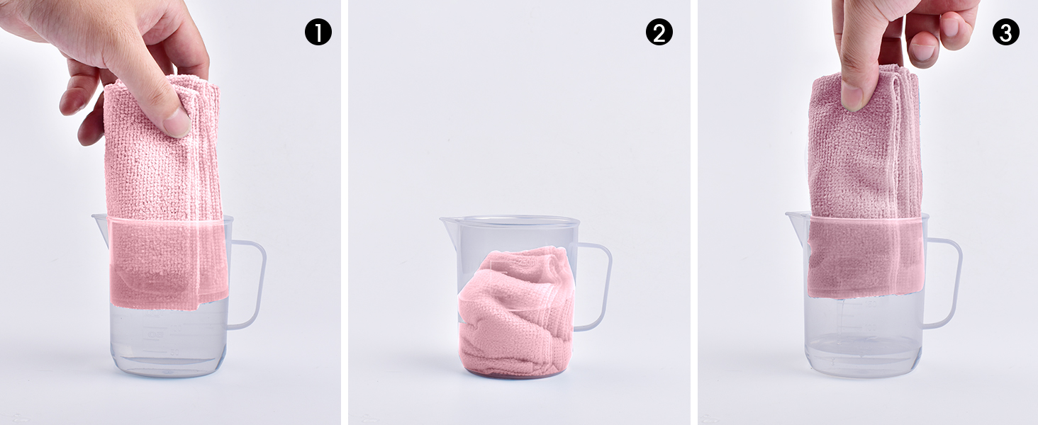 Pink Microfiber Towels