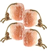 UMAID Himalayan Salt Lick 6 lbs. on Rope for Horse, Deer, Goat, Sheep, Cow, Cattle, Alpaca, &amp; Liv...