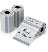 [3x140 pcs] Phomemo Transparent Circle Label, 1.96"x1.96"(50x50mm) Round Thermal Label Compatible...