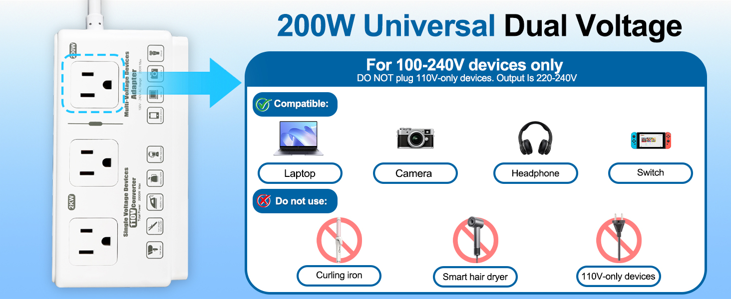 travel adapter and voltage converter