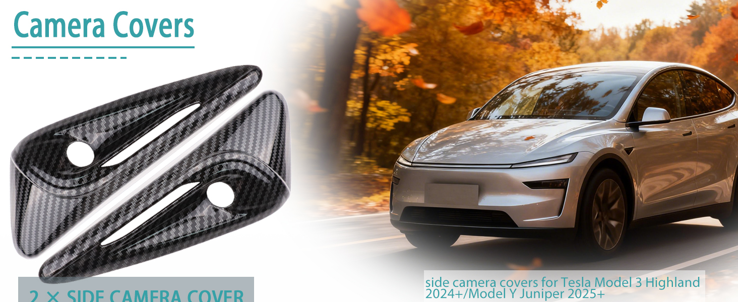tesla model y side camera cover-1