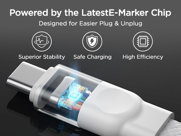 USB C to USB C Cable, 240W PD3.2 EPR Fast Charging Cord