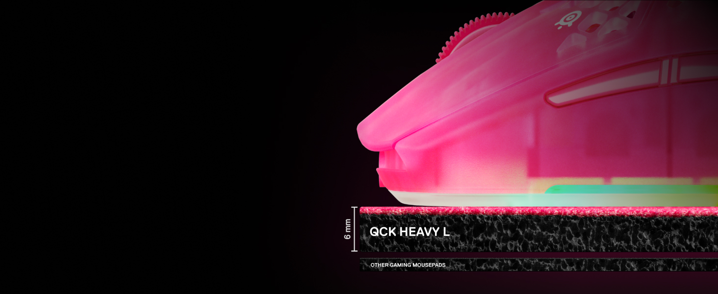 Plush and Supportive QcK Mousepad 