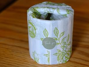 wrapped by tissue paper