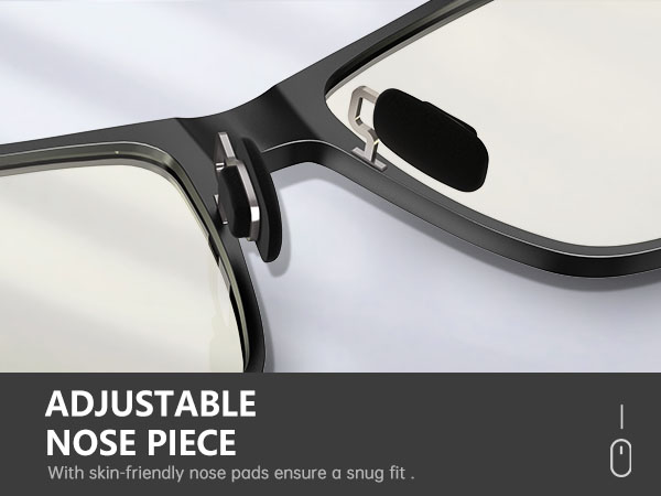 bule light glasses