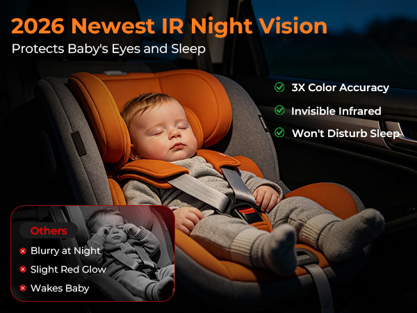 car seat camera for baby rear facing