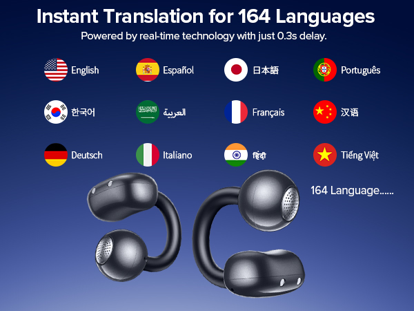 AI wireless earbuds AI translator earbuds 
