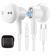 USB C Headphones Magnetic Wired Earbuds for iPhone 17 Pro Max 17e 16 16e 15,Noise Isolation In Ea...