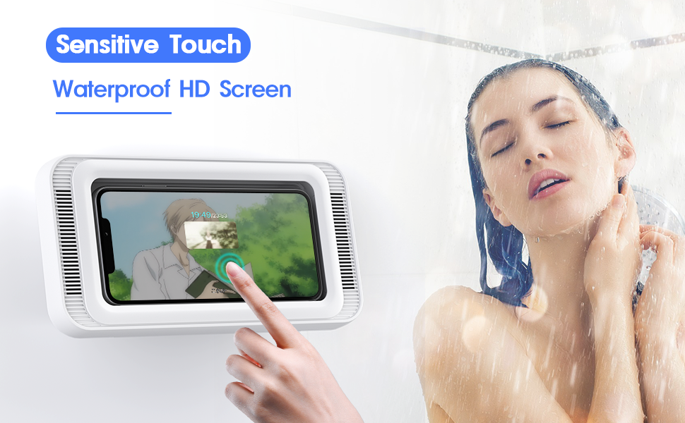shower phone holder