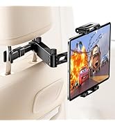 BKWITY Tablet Holder for Car Headrest, ipad Car Holder Back Seat [3 in 1 Extension Arm], 360° Rot...