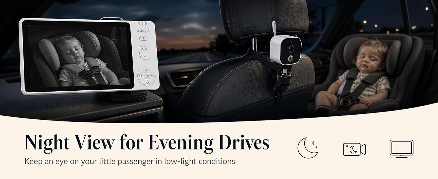 Wireless Baby Car Camera