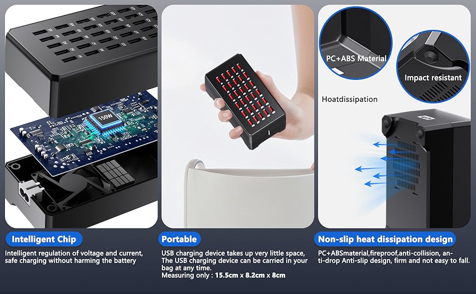 multi usb charging station