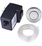 Mr. Scrappy 20-MSAS-65 Single Outlet Garbage Air Switch, Kitchen Sink Top On and Off Kit for Wast...