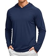 TACVASEN Men's Long Sleeve Active T-Shirts UPF 50+ Hoodies Sun Protection Shirt Lightweight Quick...