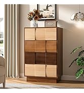 Lamohome 4 Drawer Dresser with Solid Wood Drawer Fronts, Chest of 4 Drawers Modern Wood Dresser w...