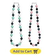 Chew Necklaces for Sensory Kids Boys, Chewy Necklace Sensory Toys for Kids Adults with Autism, AD...
