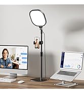 LitONES Video Conference Lighting for Zoom Meeting, Ring Light for Desk with Flexible Stand, 30 L...