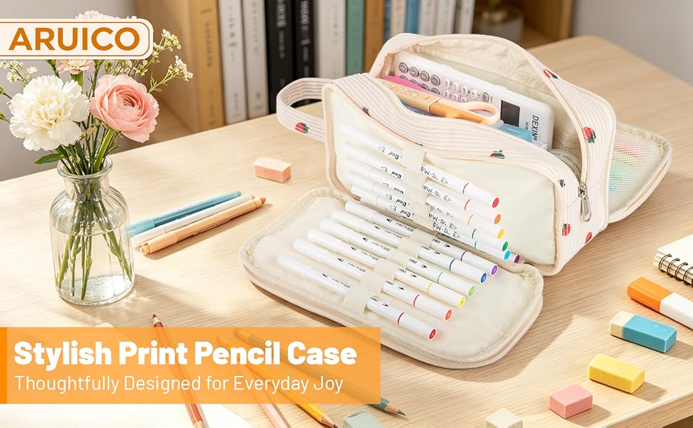 cute corduroy pencil case