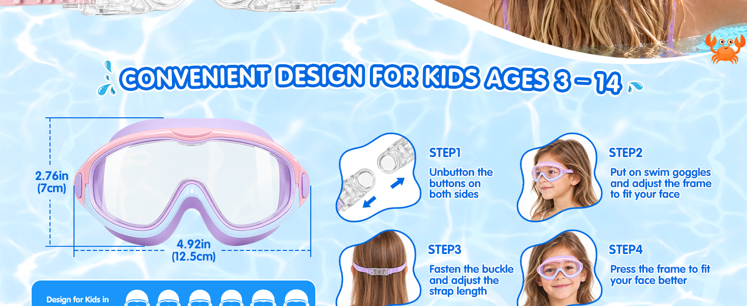 Kids Swim Goggles