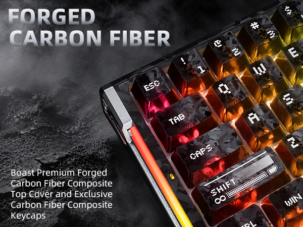 ATTACK SHARK R68 HE 60% Wired Rapid Trigger 8K Mechanical RGB Gaming Keyboard with 0.005mm Accuracy