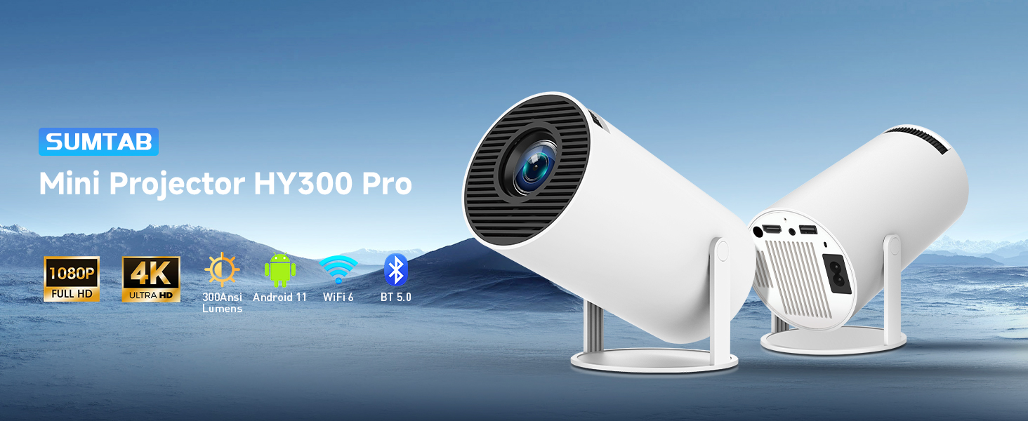 SUMTAB mini projector 4K