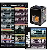 Air Fryer Cheat Sheet Magnetic Air Fryer Cooking Times Chart Magnet Cheat Sheet Set Air Fryer Acc...