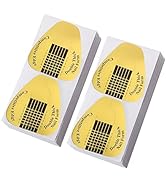 Subay 200Pcs Professional Long Nail Forms for Acrylic Nails, Polygel Nails, Thick Nail Extension ...