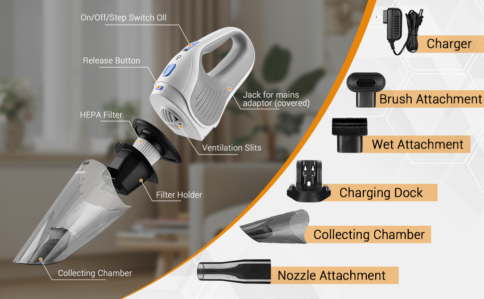 car vacuum portable cordless