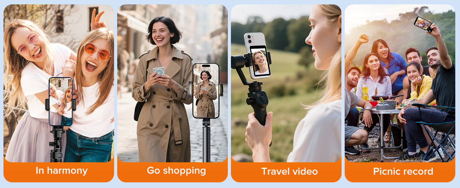 Magnetic Phone Vlog Selfie Monitor Screen