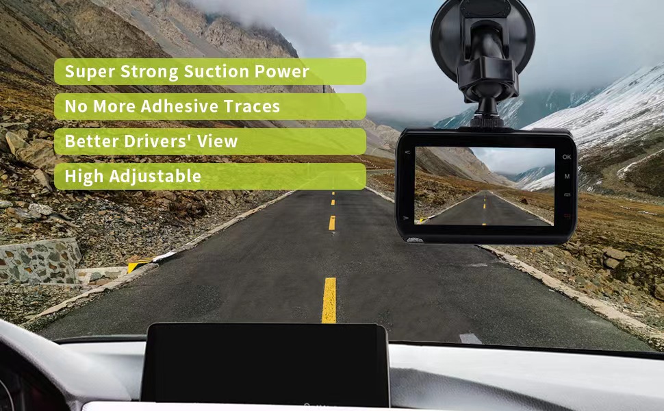 suction cup dash cam mount