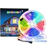 SUPERNIGHT RGBWW LED Strip Light IP65 Waterproof RGB Color Changing Rope Lighting with Warm White...