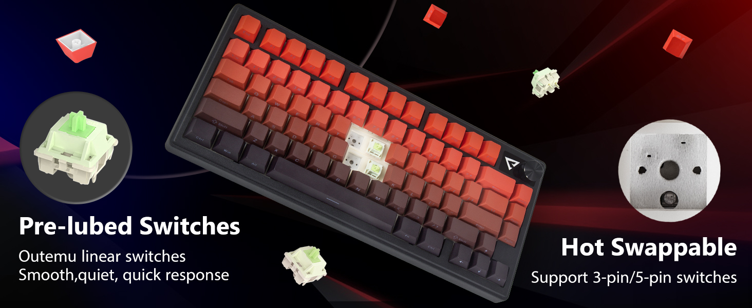 Pre lubed switches