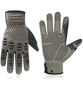 HANDLANDY Safety Work Gloves for Men &amp; Women, Utility Impact Grip Working Gloves