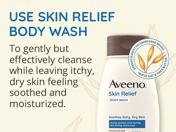 Skin Relief body wash gently cleanse itchy dry skin soothe moisturize soap dermatologist recommended