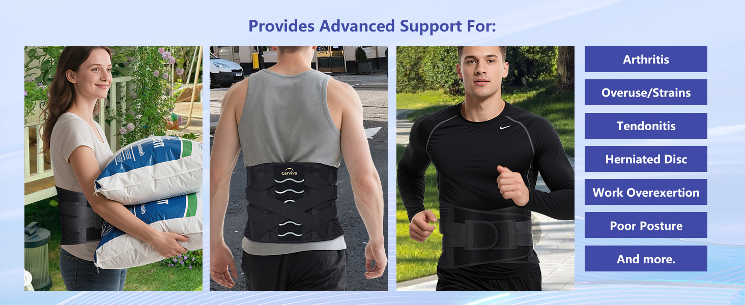 Wear it while walking, working, lifting, bending, or stretching—and enjoy complete mobility!