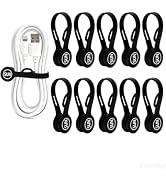 Magnetic Cord Organizer Cable Cord Organizer Magnet Clips Design Patented Silicone Twist Tie Stra...