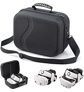Large Carrying Case for Meta Quest 3S/3, Hard Travel Case Compatible With BOBOVR S3 Pro/KIWI Desi...