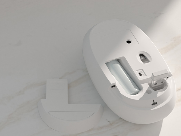 green white wireless keyboard and mouse