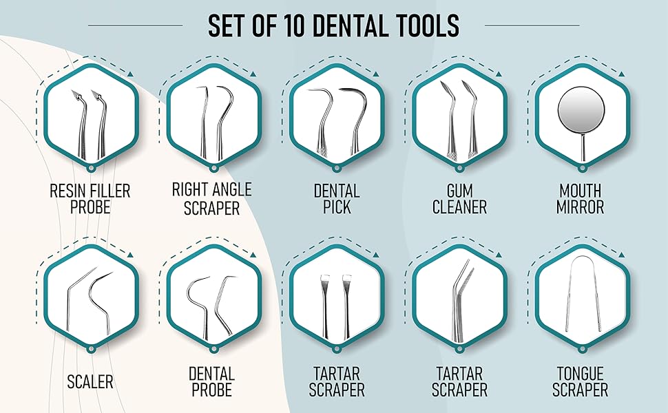 Dental tools - 10 Pack