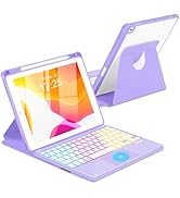 MePadKey Touchpad Keyboard Case for iPad 9th /8th/7th Generation 10.2 inch, 360 Degree Rotation C...