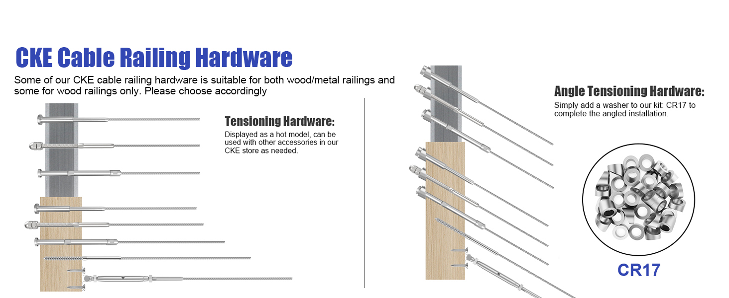 CKE Cable Railing Hardware
