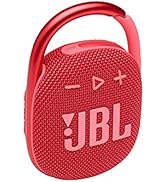 JBL Clip 4 - Portable Mini Bluetooth Speaker, big audio and punchy bass, integrated carabiner, IP...