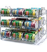 Che'mar Can Organizer for Pantry - Stackable Can Rack for 36 Cans, Canned Food Storage, Pantry Sh...