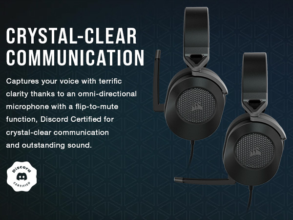 omni-directional microphone, flip-to-mute, gaming headset with mic