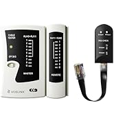 VCELINK Network Cable Tester with PoE Finder, RJ45 Ethernet Cable Tester, Power Over Ethernet Sta...