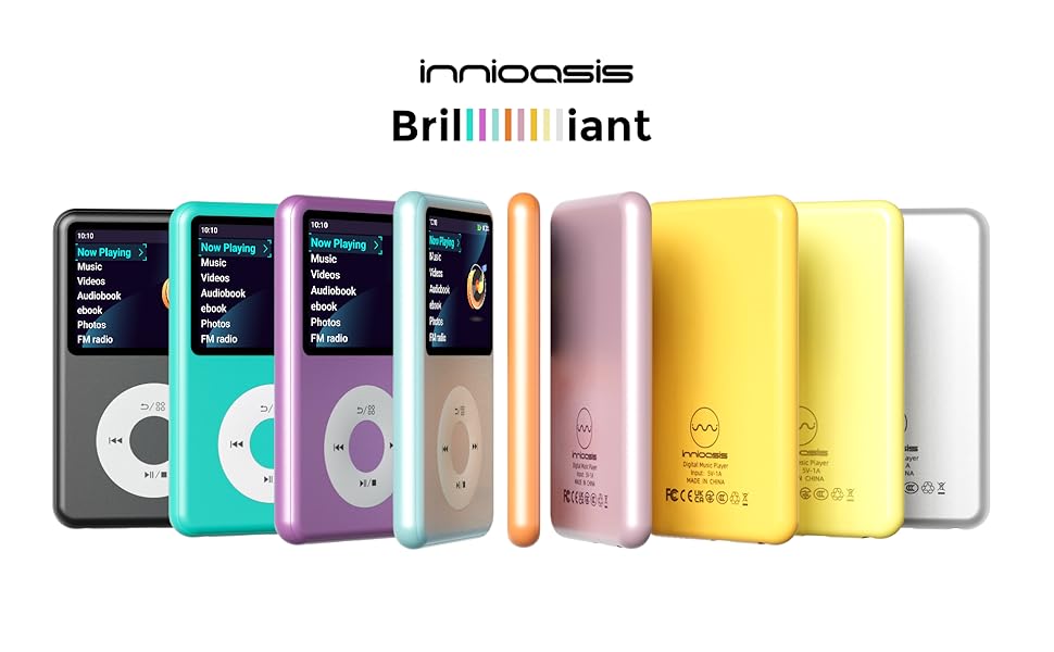 mp3 player with bluetooth digital music mp3 player ebook innioasis y1 andorid mp3 portable mini