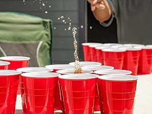 cup pong, beer pong, beer pong set, beer pong cups