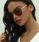 Fenshivo Trendy Oversized Aviator Sunglasses for Wormen 2025 Big Shades UV400 Protection Sun Glas...